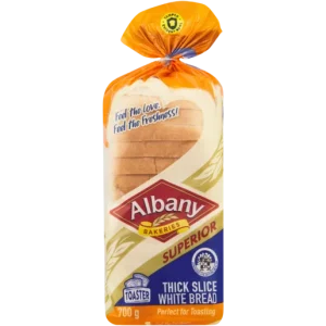 Albany Superior Thick Slice White Bread 700g