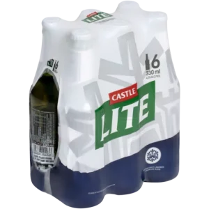 Castle Lite Beer Bottles 6 x 330ml