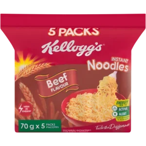 Kellogg's Beef Flavoured Instant Noodles 5 x 70g