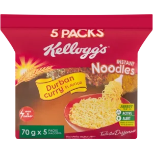 Kellogg's Durban Curry Flavoured Instant Noodles 5 x 70g