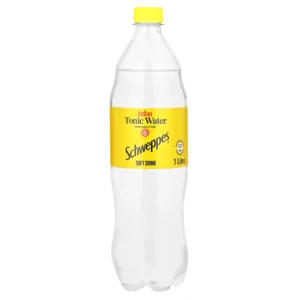 Schweppes Tonic Water Soft Drink Bottle 1L