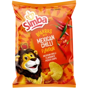 Simba Mexican Chilli Flavoured Potato Chips 120g