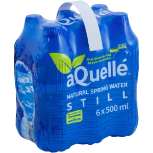 aQuellé Still Natural Spring Water 6 x 500ml